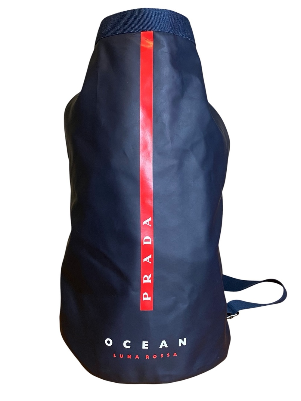 Prada Ocean Luna Rossa Sailing Water resistant Sling Workout Gym Nautical Bag